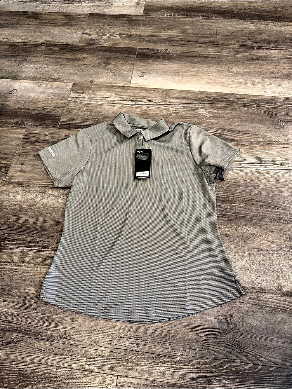 Callaway Opti-Dri Polo Men's Polo Gray Size Medium NWT